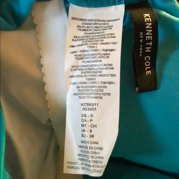 KENNETH Cole New York Shirr Thing One Piece - Picture 4 of 6